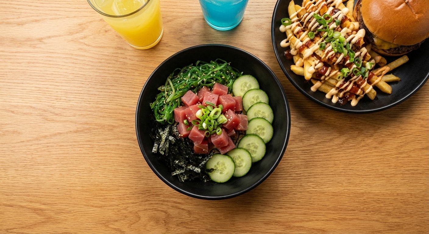 Fresh poke at Aloha Vibes